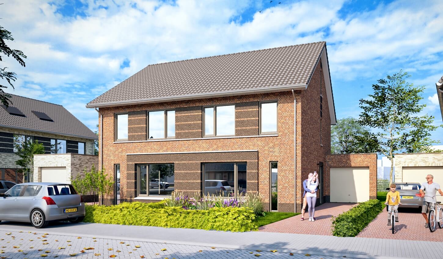 Twee-onder-een-kapwoningen